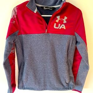 Under Armor Cold Gear Youth Large 1/4 Zip Pullover